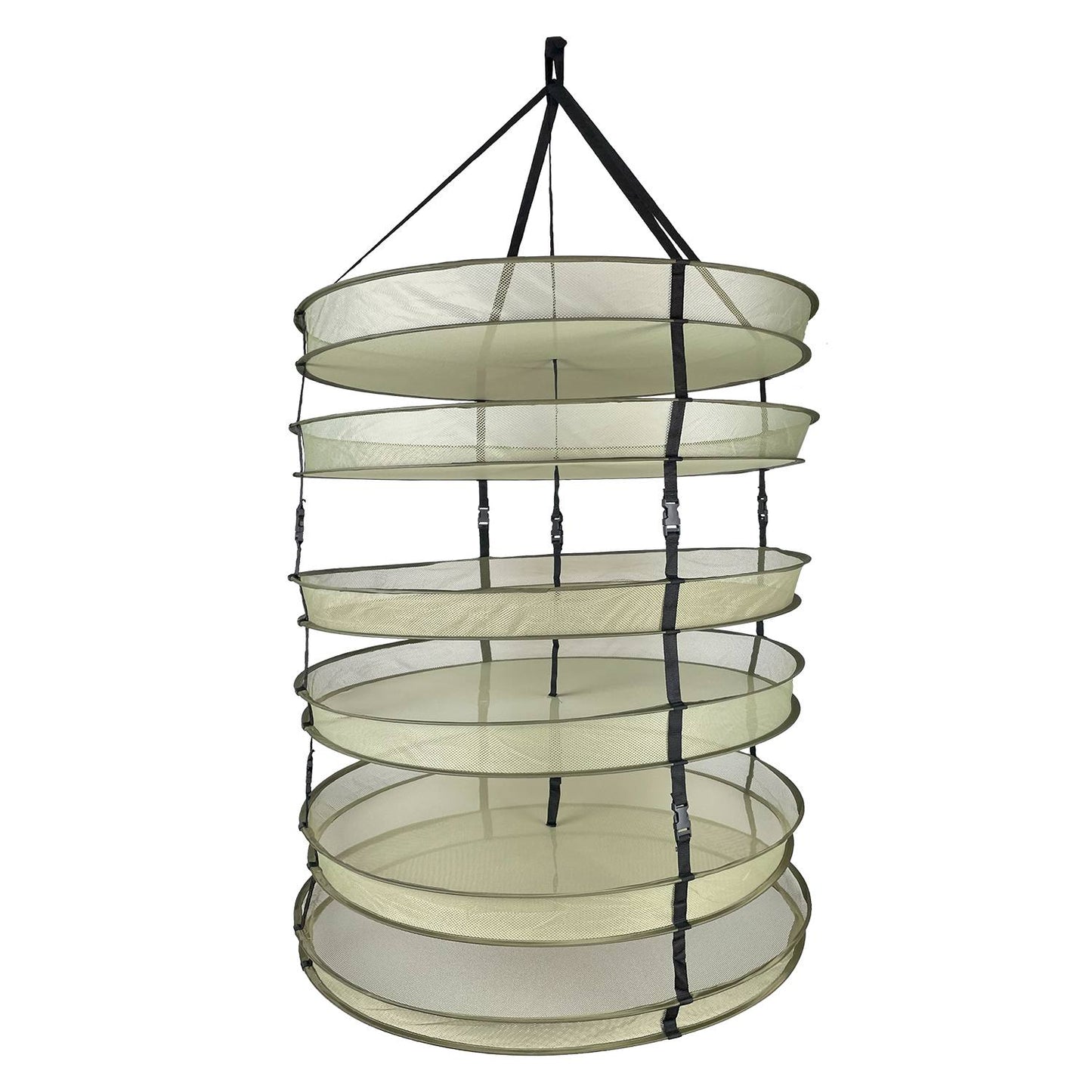 Caluma Trockennetz, Ø 90 cm, 6 Etagen, (Clip- & faltbar)