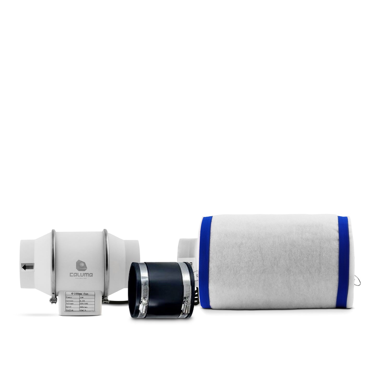Caluma Midi-Axiallüfter, ø 100 mm, 220 m³/h