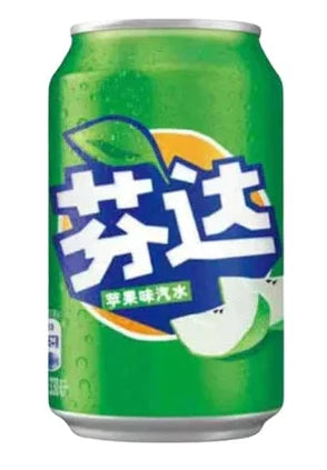 Fanta Asia Fat Can Green Apple 330ml.