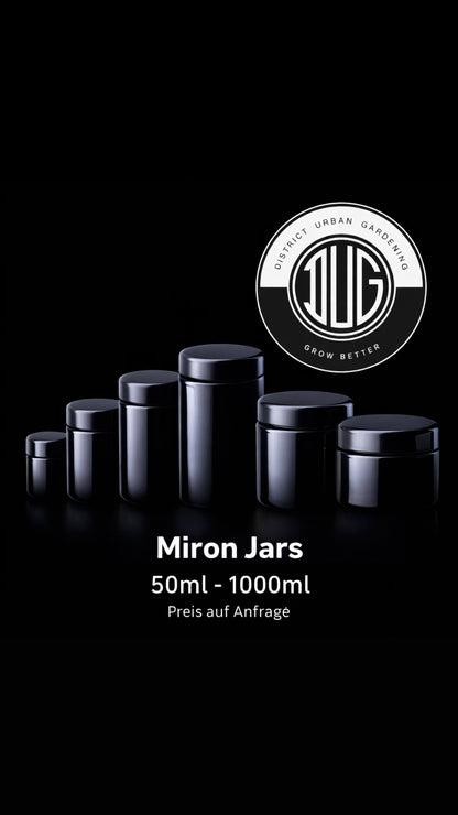 Wide neck jar Saturn 100ml, Height 84.4 mm, 48/400, Miron